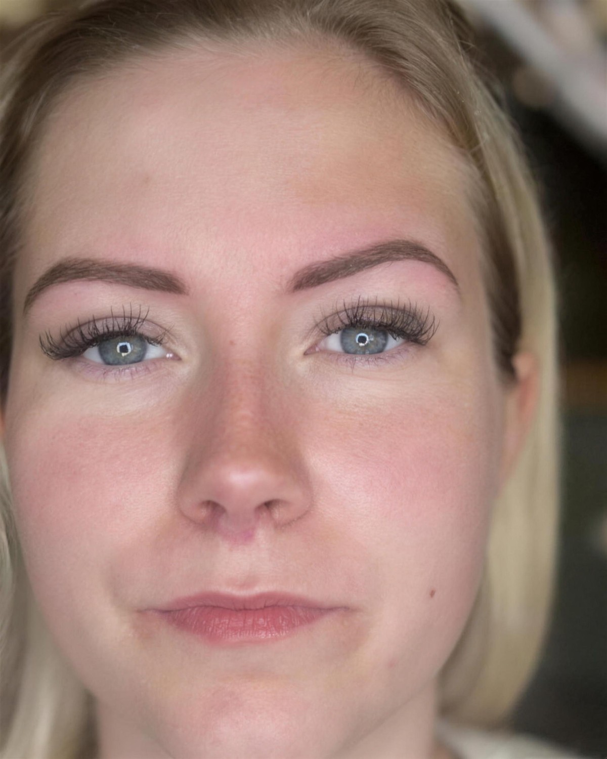 Bryn efter behandling hos Fairbeauty