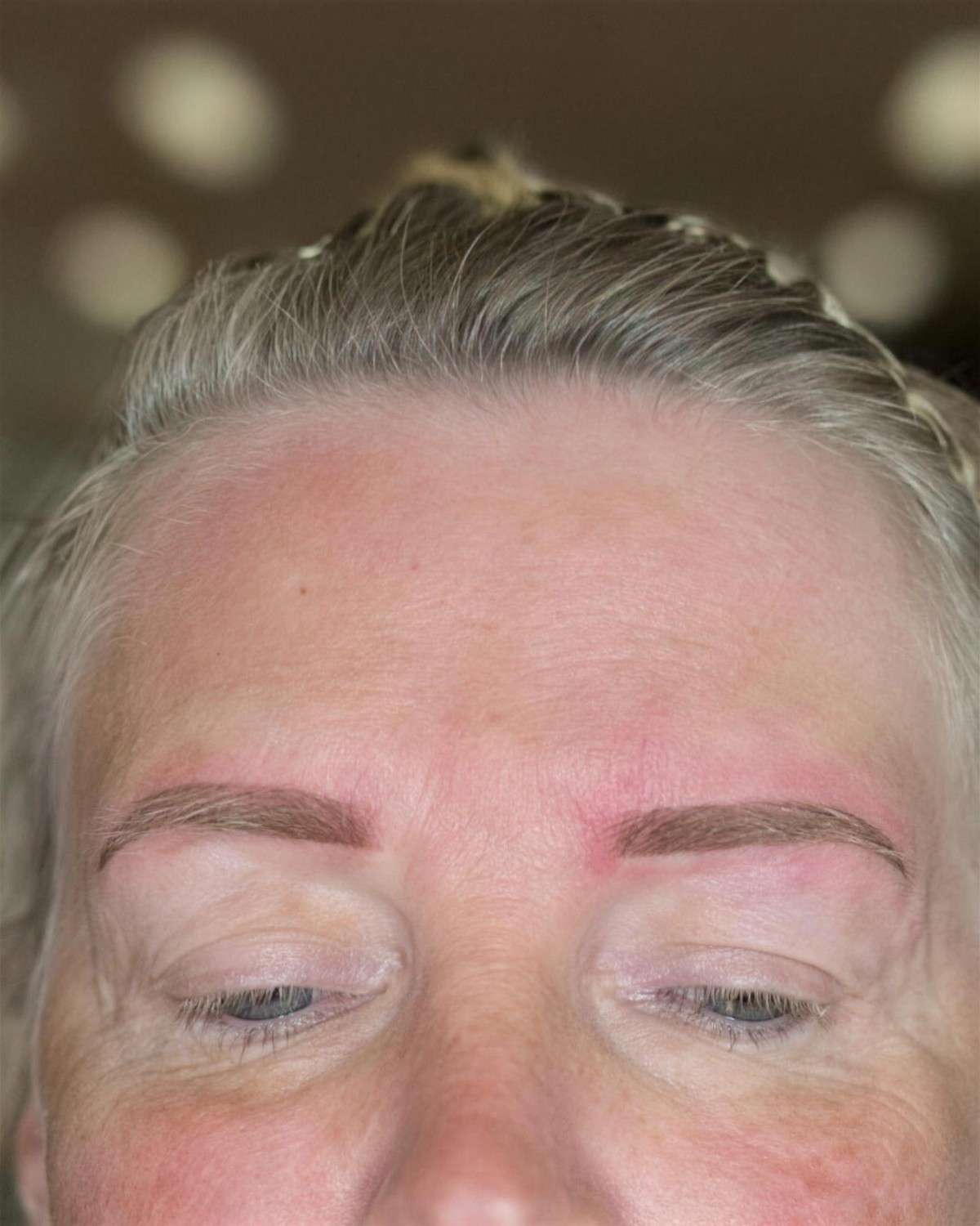 Bryn efter permanent makeup hos Fairbeauty